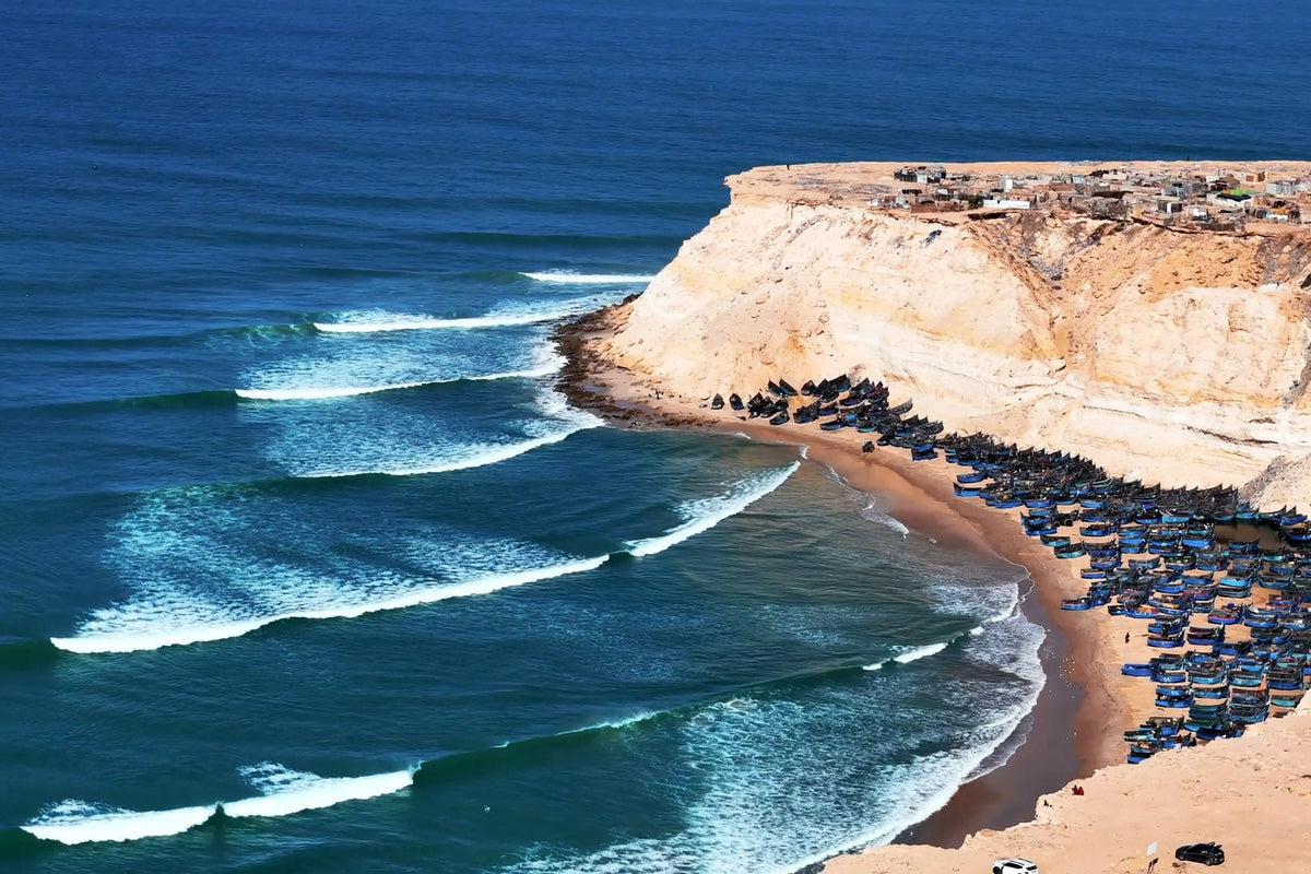 Cap 8 surf spot in Morocco