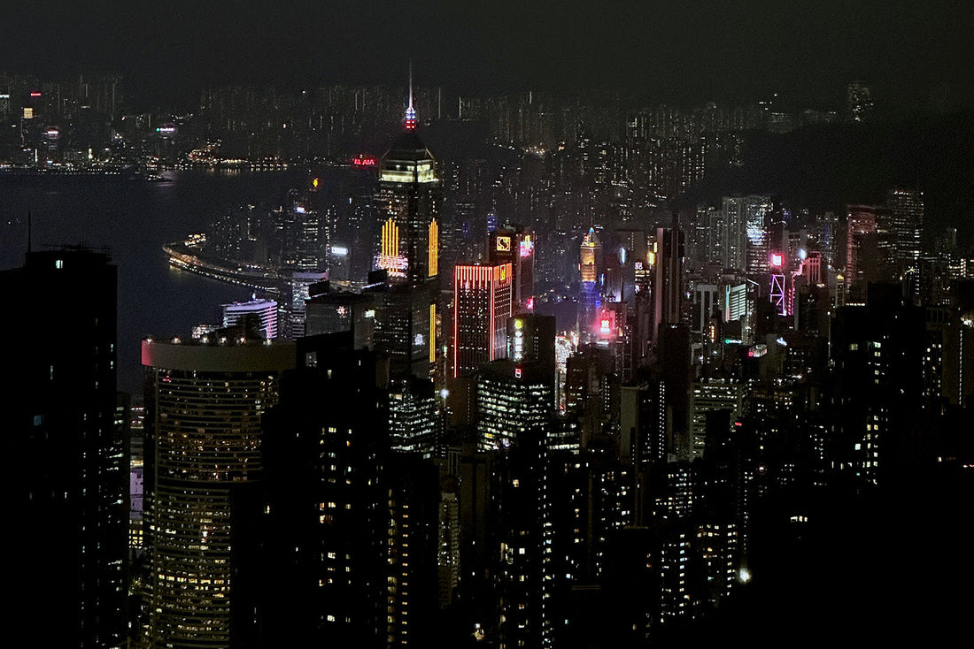 Hong Kong night view from VIctoria Peak