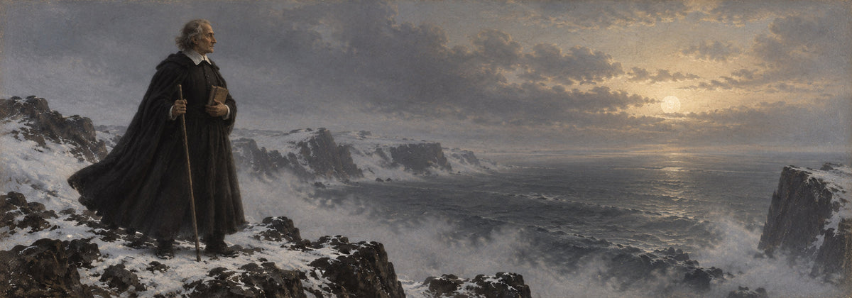 Francesco Negri arrives at North Cape